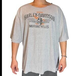 Harley davidson grey cut on